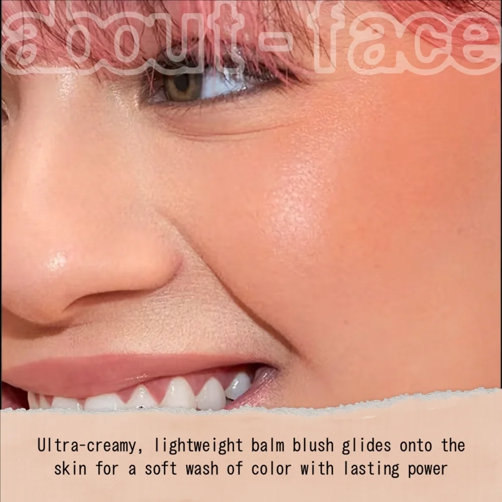 NWT About Face Cheek Freak Blush Balm Laid Cool Pink Full Size 10g